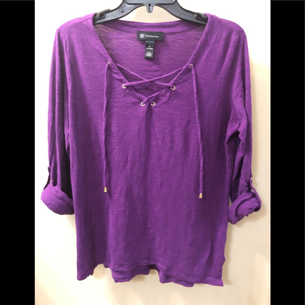 I.N.C. Knit Top Purple